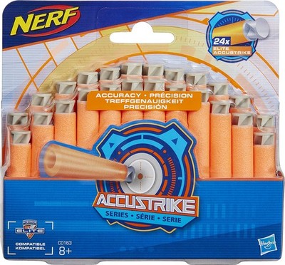 5x NERF AccuStrike Darts 24er Packs   120 Elite Pfeile   Nachfüllpack C0163EU4