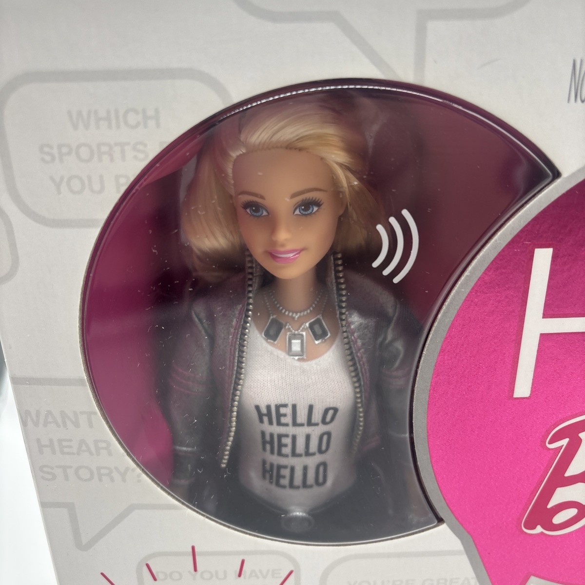 Hello Barbie Doll Blonde Interactive Talking Speech Recognition