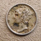 1923-P Mercury Head Dime 10 Cents Silver Coin