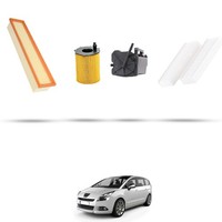 Hoffcar Wartungskit - 4 Filter FüR Peugeot 5008 1.6 HDI 81KW Ab 2009