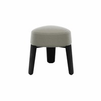Blomus Hocker -KUON- Stoff Boucla Farbe Taupe, Eiche, Filz, 66993, Shop Exclu...