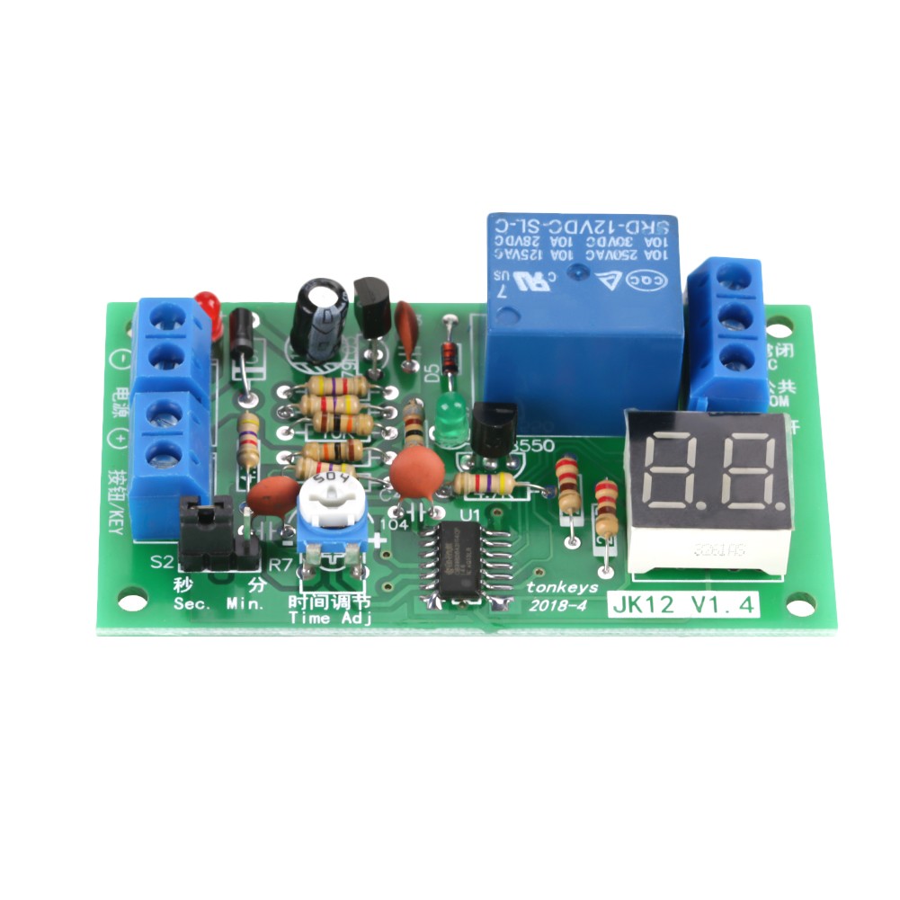 DC12V Timer Relay Module High Accuracy Delay Off Switch For Home