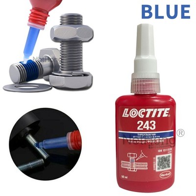 LOCTITE 243 Schraubensicherung mittelfest 50ml Schraubenkleber ThreadLocker Neu