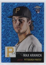 2022 Chrome Platinum Anniversary Blue Mini-Diamond Refractor Max Kranick 02zw