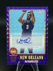 2024 Topps Chrome Basketball Purple Geometric Refractor CJ McCollum #73TA-CM
