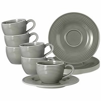 Seltmann Weiden Beat Color Glaze Espressotassen Mit Untertassen 6Er Set