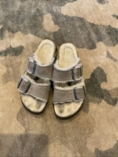 Women s Birkenstock Arizona Shearling in Stone, Size 37