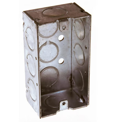 Hubbell RACO 1 -Gang Galvanized steel New work Handy Electrical Box