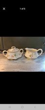 Vintage Homer Laughlin Creamer & Sugar  Set W...