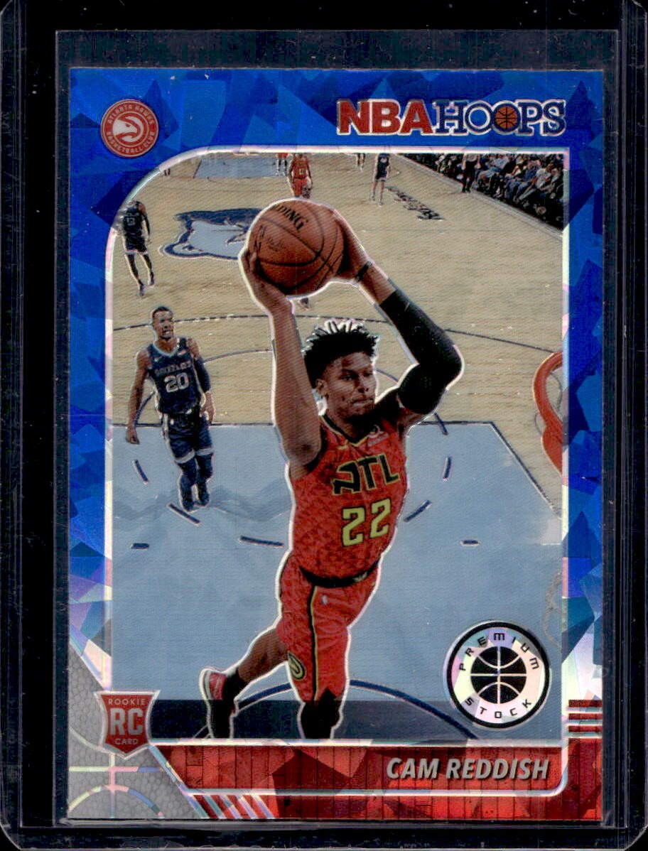 Cam Reddish 2019-20 Hoops Premium Stock #207 Rookie Blue Cracked Ice