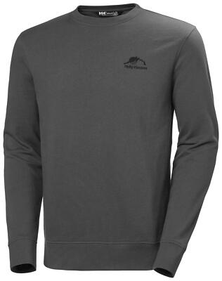 HH Helly Hansen Nord Graphic Crew Sweatshirt  62976 ebony Sweater