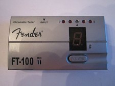 FENDER FT-100 CHROMATIC TUNER - WORKS GREAT -...