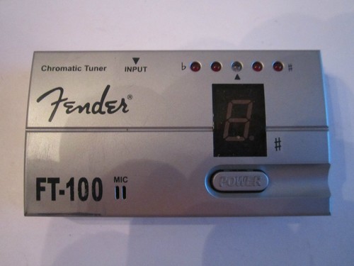 FENDER FT-100 CHROMATIC TUNER - WORKS GREAT - TUB BBB - Picture 1 of 3