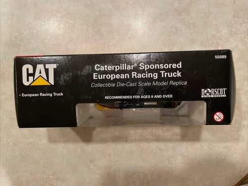 🔥New Sealed CAT 1/50 CATERPILLAR EUROPEAN RACING TRUCK #55089 Die Cast Replica - Picture 2 of 7