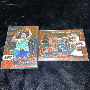2021 GILBERT BURNS PANINI SELECT UFC OCTAGONSIDE ROOKIE RED DISCO /199