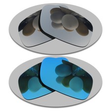 US Silver Sky Blue Lenses Replacement For-Oakley Crankshaft Polarized