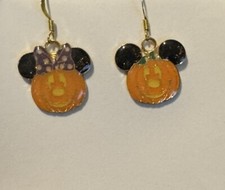 Handmade Mickey  Minnie Mouse Halloween Earrings