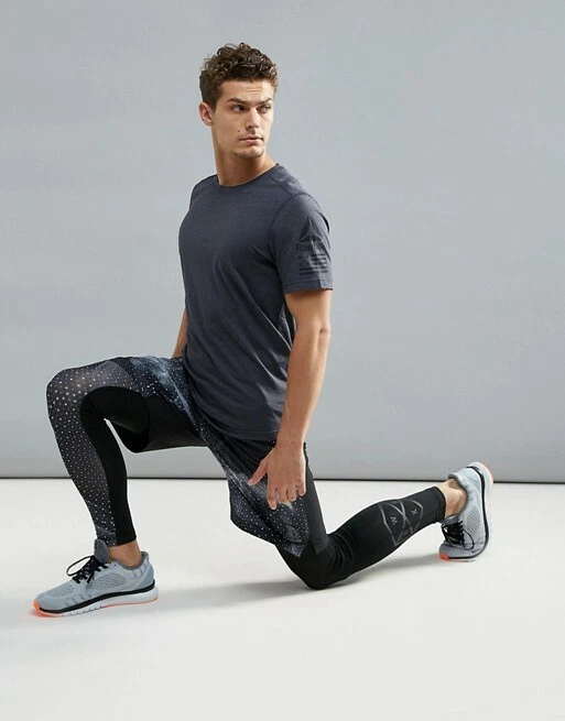 Reebok Men's Performance Compression Tights - Image 3 of 4