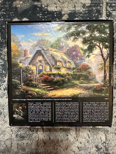 PUZZLE THOMAS KINKADE LOVELIGHT COTTAGE 750 PIEZAS DE CEACO EDICIÓN METÁLICA COMP - Imagen 2 de 2