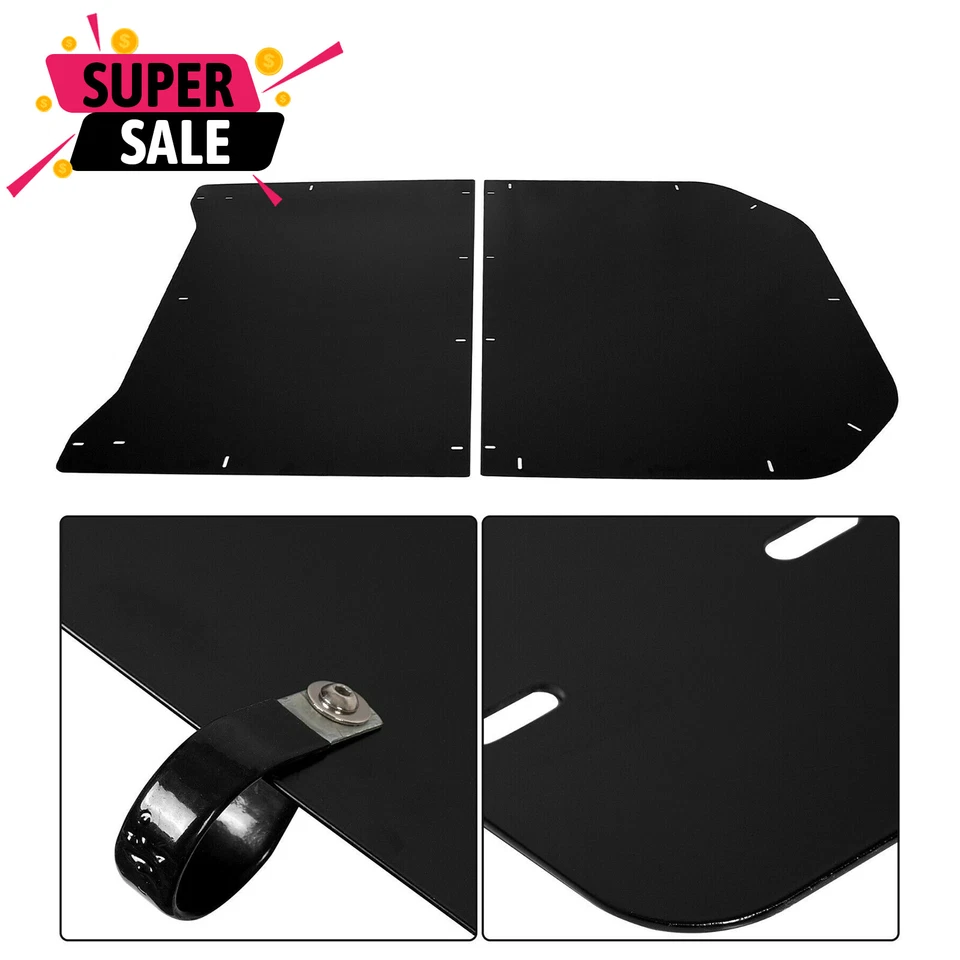 For 13-18 Can-Am Maverick 1000 Max and Commander 4 Door Black Hard Aluminum Roof Foto 2 de 4