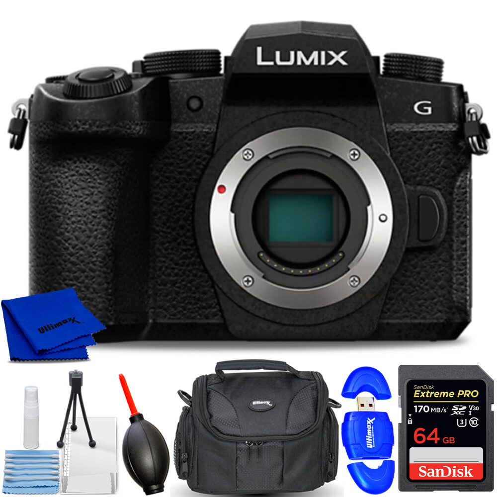 Panasonic Lumix DC-G95D Hybrid Camera (Body) DC-G95D 7PC Accessory Bundle