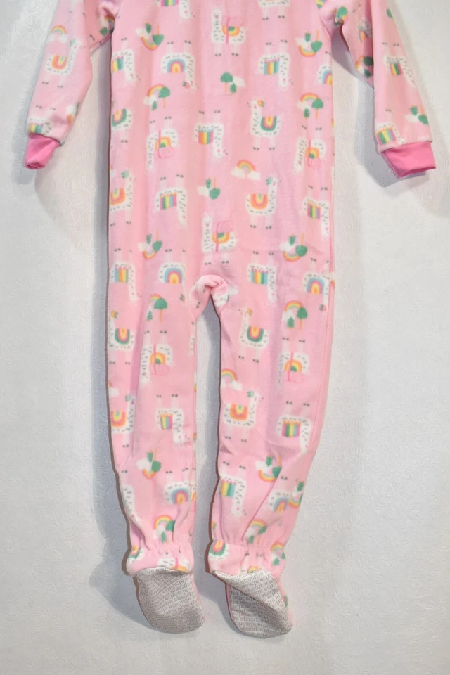 Pijama Absorba pé lã tamanho 5T alpaca rosa feminino - Imagem 4 de 4