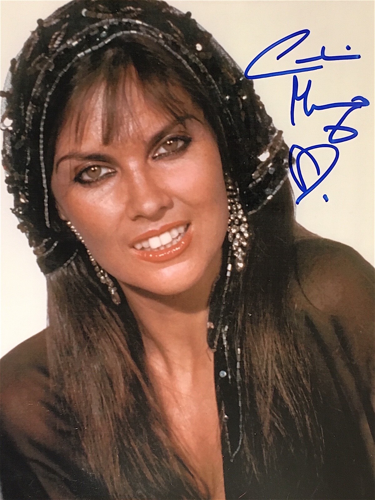 Caroline Munro Portrait Hammer Films Actress Signed Color Photo 7 Ebay