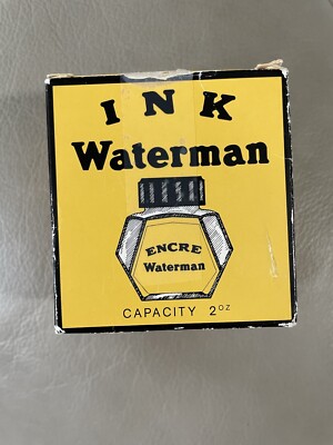 Encre Waterman Noire Ink