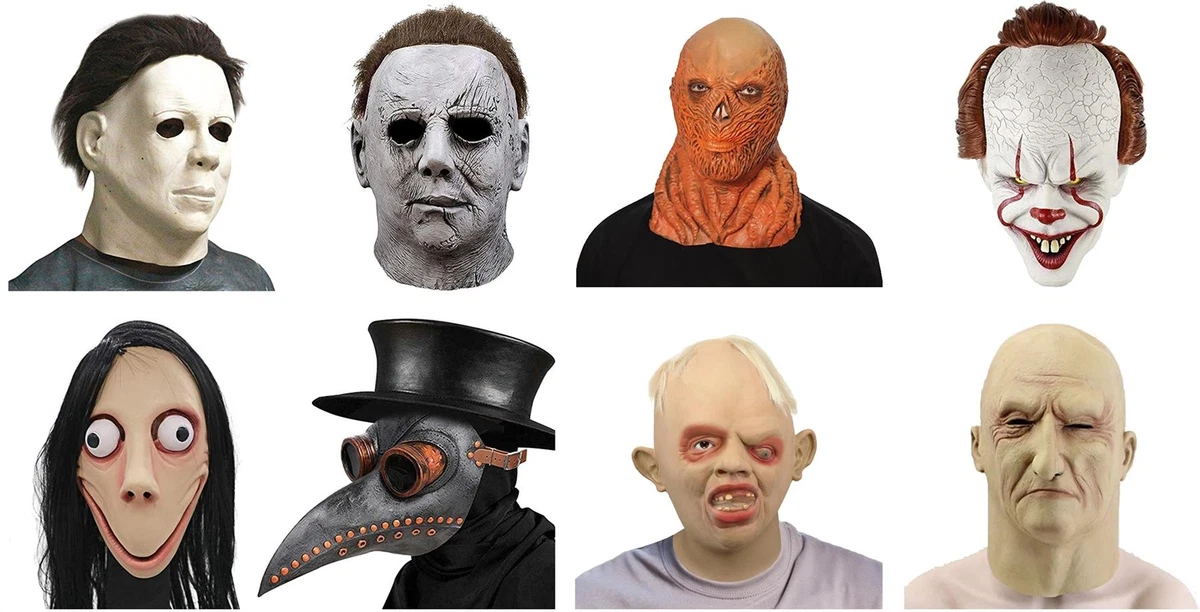 Halloween Masks Scary Fancy Dress Horror Latex Mask Vecna Myers Pennywise & more