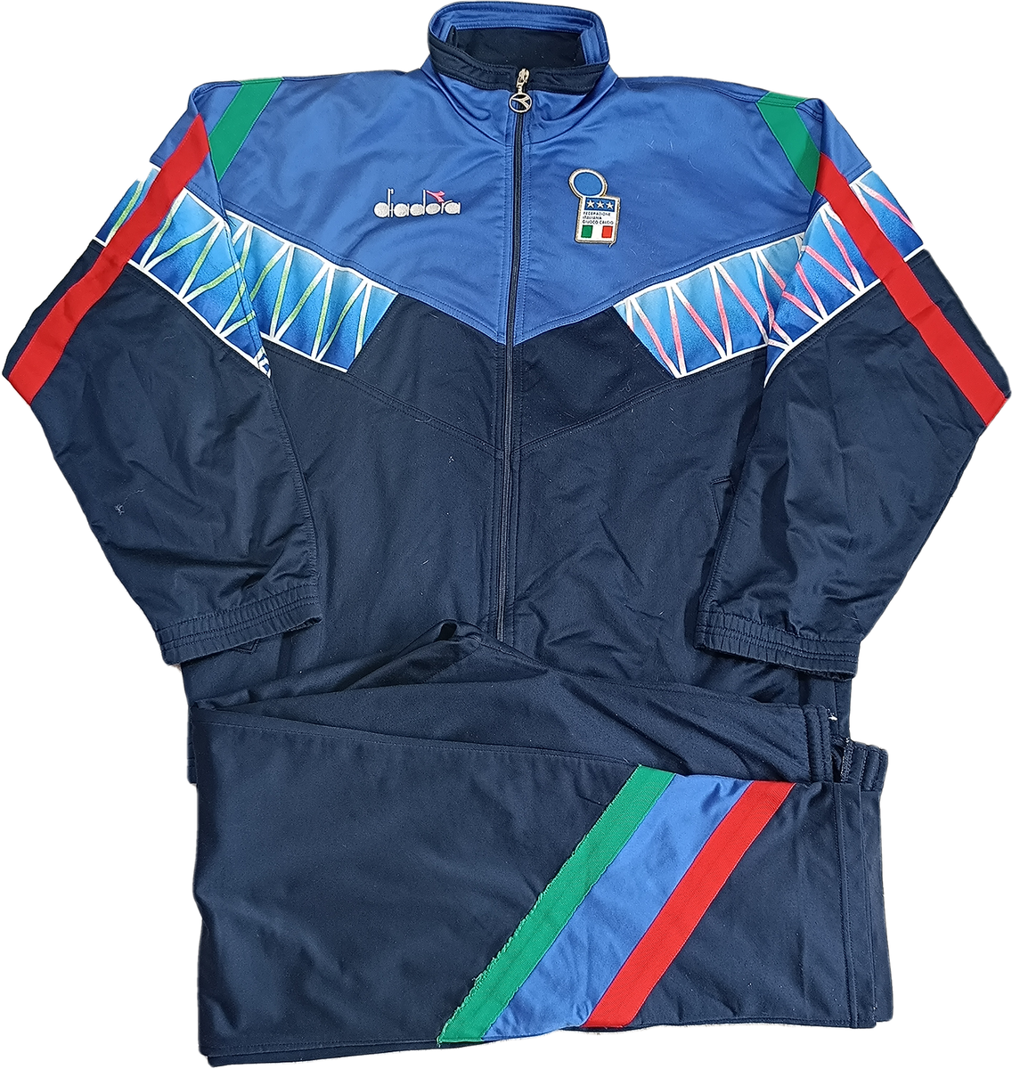tuta giacca Italia 1994 World Cup felpa Diadora Baggio IP