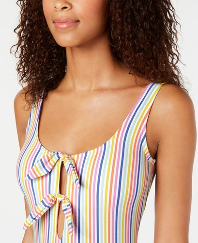 Kate Spade new york Beach Stripe Printed Tied One-Piece Swimsuit - 第 5/6 張圖片