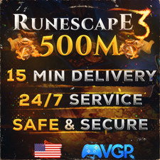    RuneScape 3 Gold   500M   RS3 GP    15 min Delivery     100 Positive FB