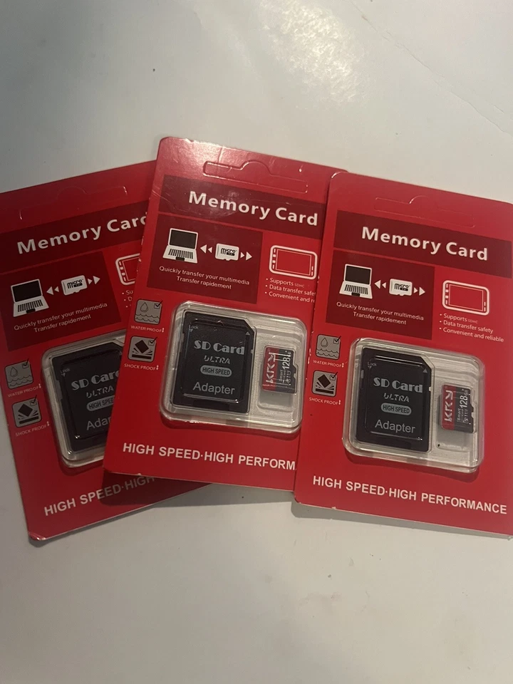 Pack de 2 tarjetas SD de ultra alta velocidad. Tarjeta de memoria Ultra microSD UHS-I C10 128 GB Foto 2 de 3