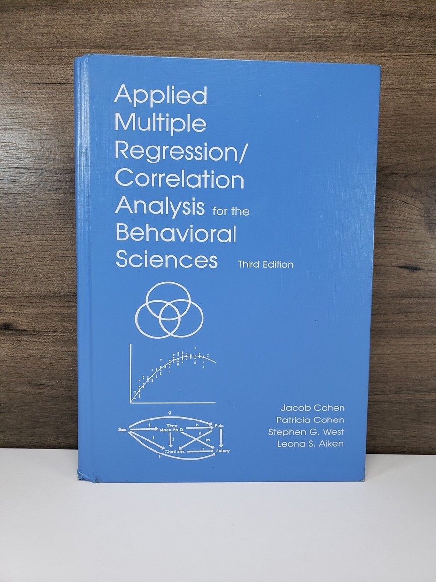 Applied Multiple Regression/Correlation Analysis for the 