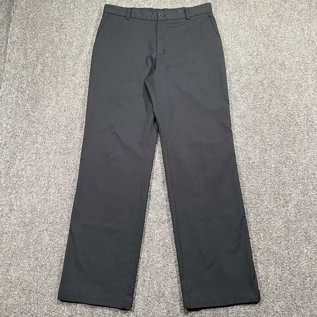 Nike Dri-FIT ゴルフパンツ 32 X 32 黒 Nike Golf Dri Fit Pants Mens Size 32x32 Polyester Gray Black