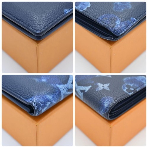 Louis Vuitton Slender Monogram Watercolor Bifold Wallet Card Holder Very Rare - Bild 6 von 9