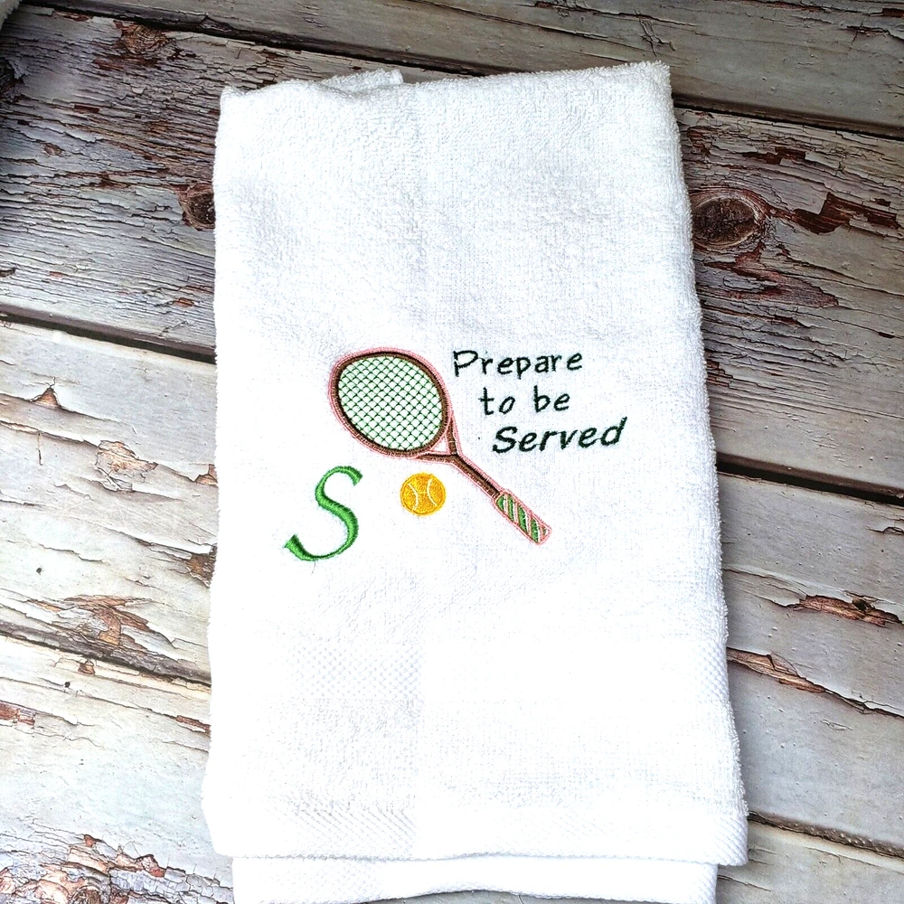 Pickleball Towel, Team Pickleball, Personalized Embroidered Towel