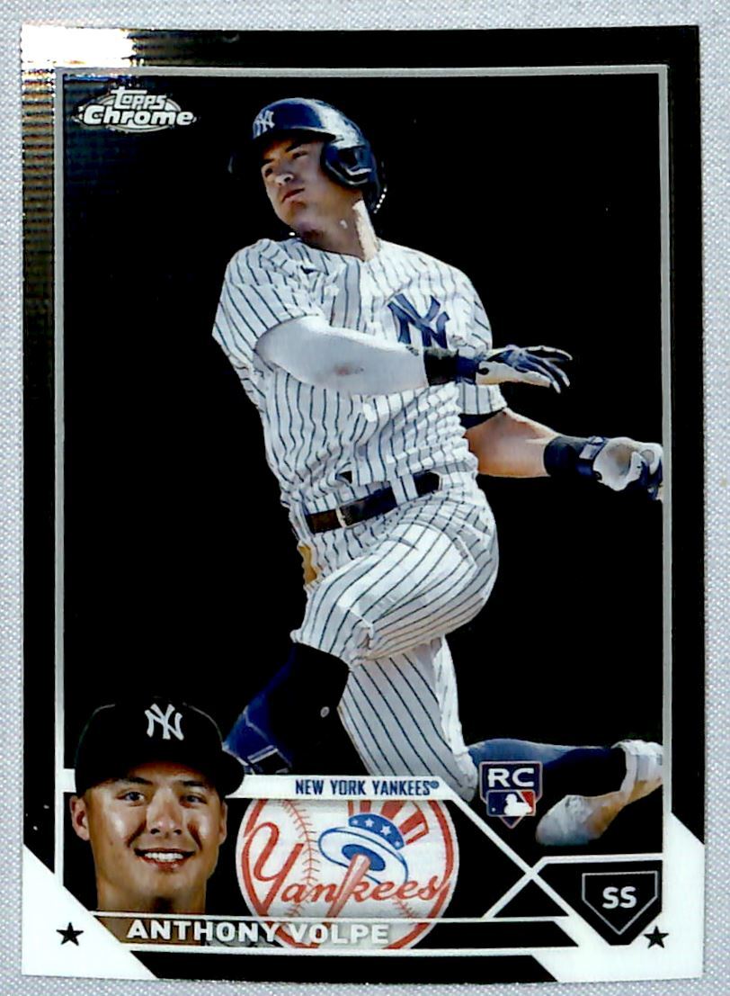 2023 Topps Chrome Anthony Volpe Rookie #4 New York Yankees