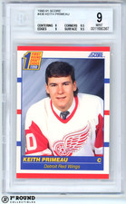 Keith Primeau RC BGS 9+: 1990-91 Score Rookie Card #436. rookie card picture