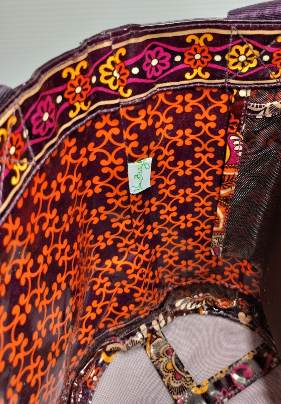 Vera Bradley Waterproof Beach Bag/Shower Caddy eBay