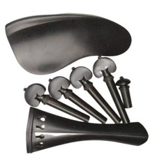 Albero pianoforte violino ebano/mogano + coda + mentoniera + chiodi coda