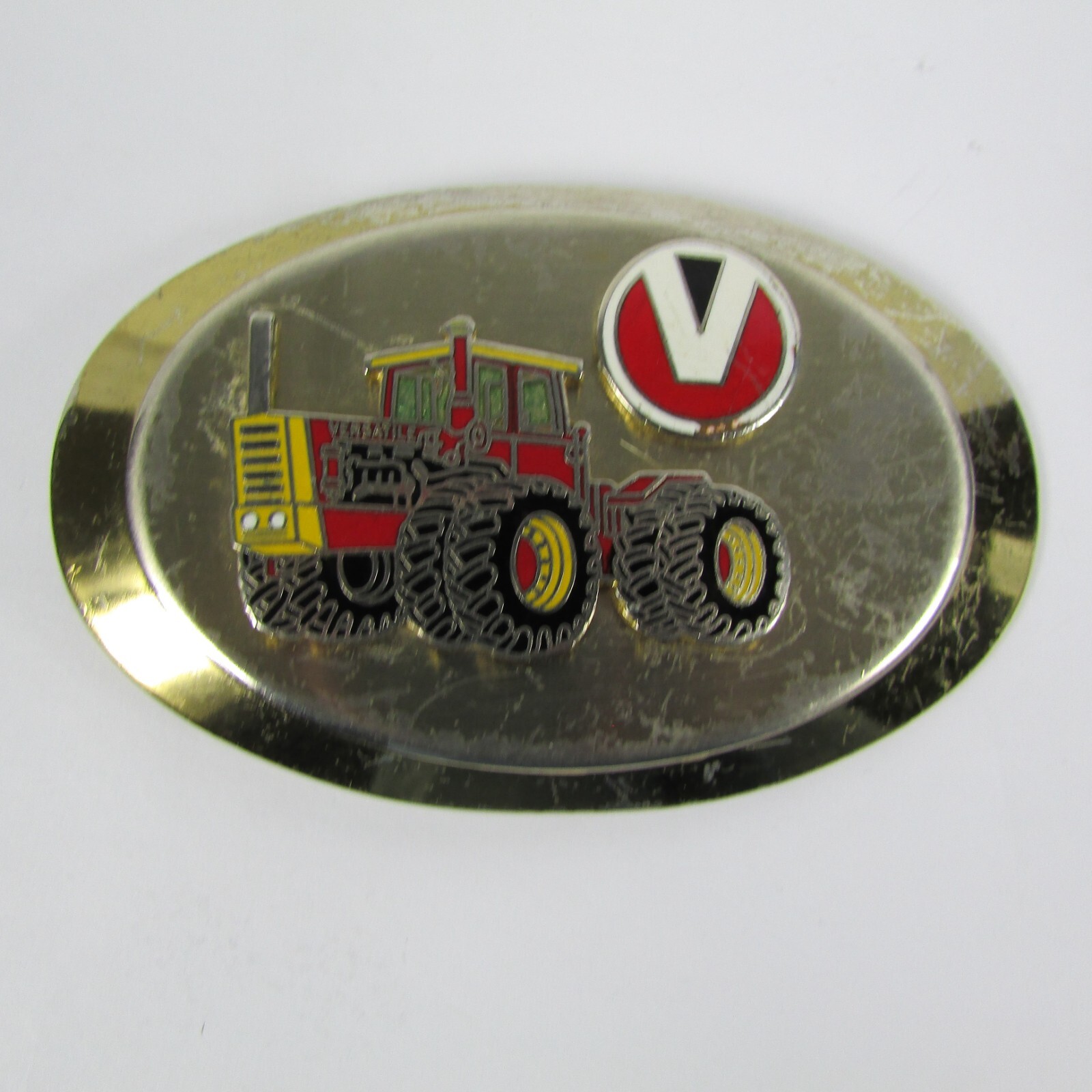 Vintage Versatile Tractor Logo Western Cowboy Belt Bu… - Gem