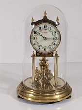 Kieninger & Obergfell KUNDO Junior 400 Day Anniversary Clock & Dome Germany READ