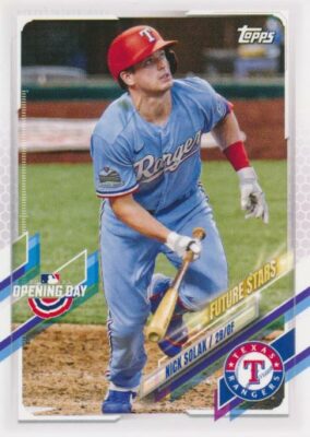 2021 Topps Opening Day #102 NICK SOLAK - Texas Rangers