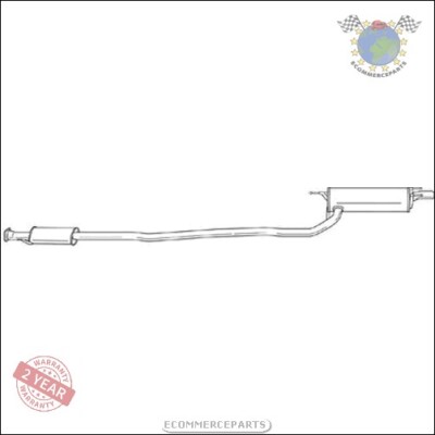 Endschalldämpfer Sigam für TOYOTA AVENSIS D hlb