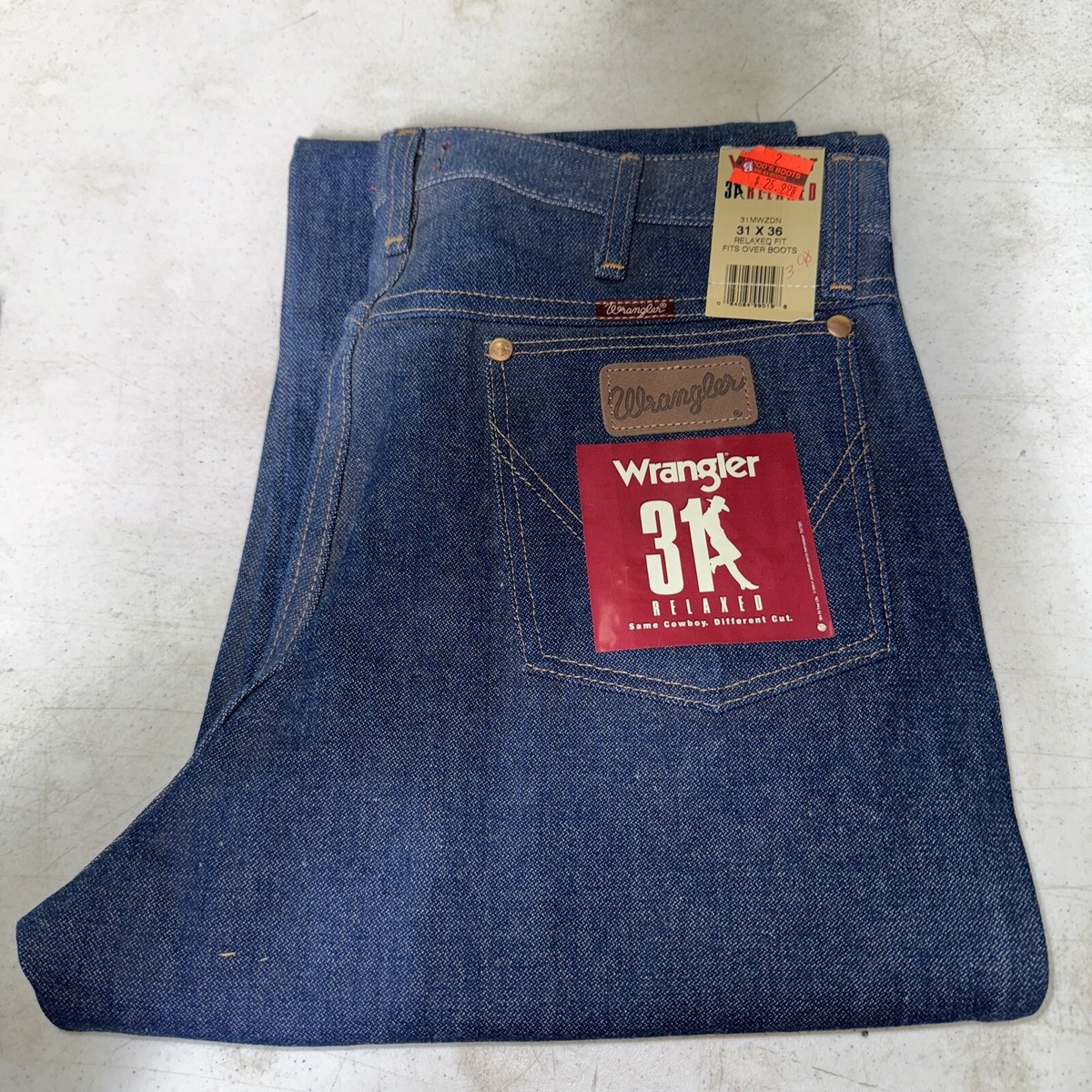 Wrangler Men's 31MWZ Cowboy Cut Relaxed Fit Jeans 31x36