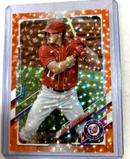 2021 Topps Update #US177- ANDREW STEVENSON Orange Foil SP #'d 217/299