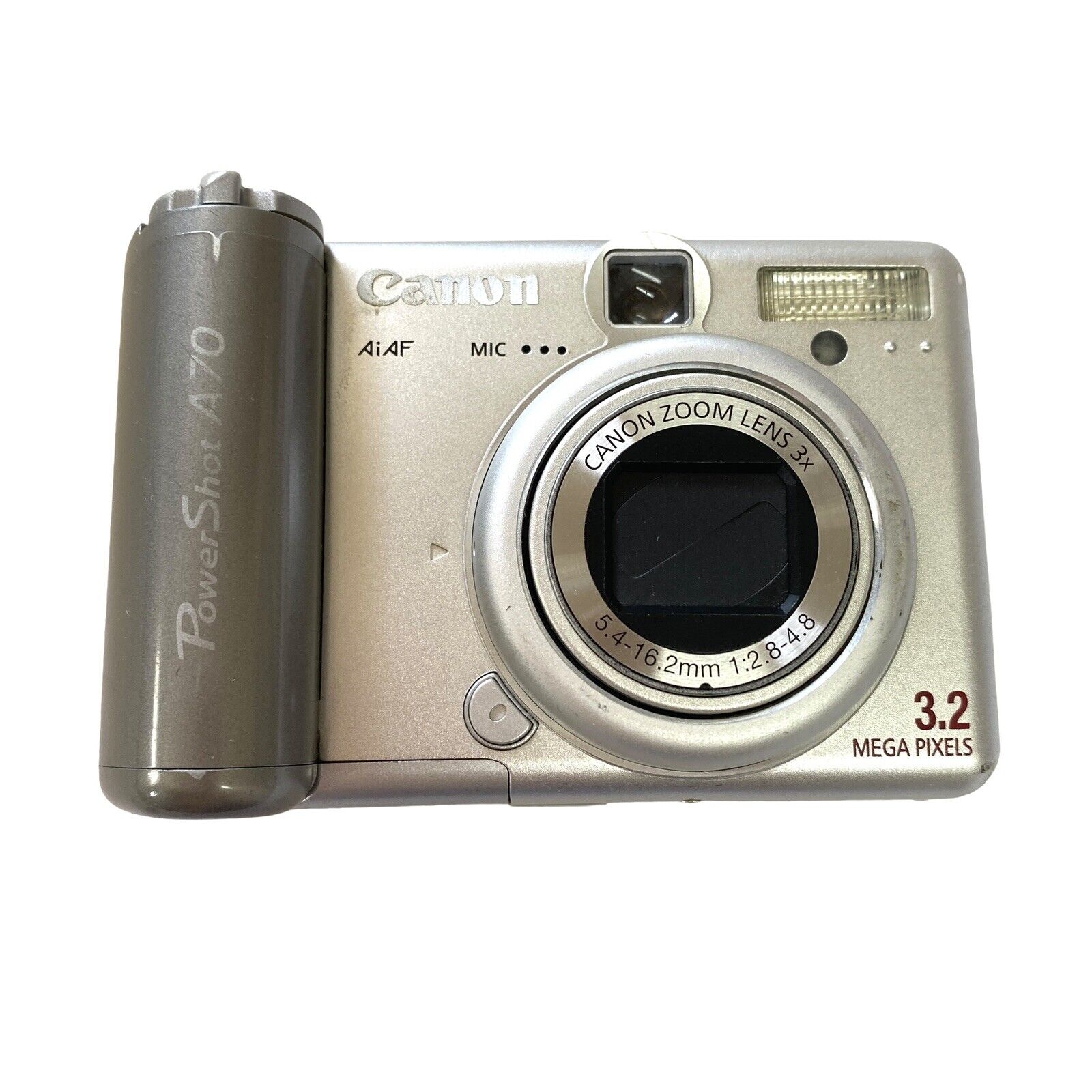 cliënt Zelden resultaat Canon PowerShot A70 3.2MP Digital Camera Silver In Box for Parts or Display  750845818673 | eBay