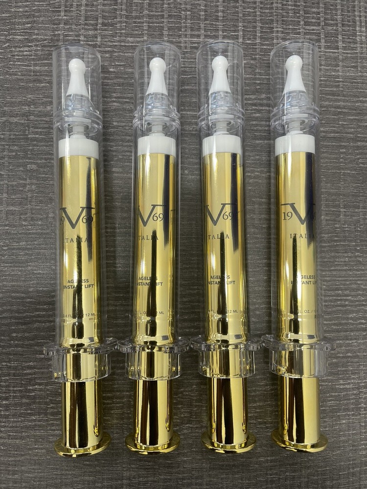 4/Pack Versace 19V69 Italia Beauty Ageless Instant Lift 4oz Face Lift .