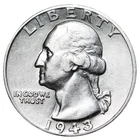 1943-D Washington Quarter Better Grade Complete Your Album! SILVER! =